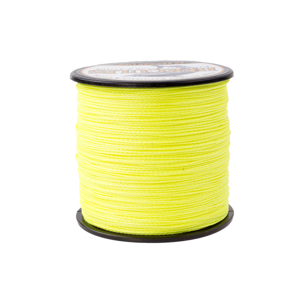 300M 328Yds Fluorescent Yellow 6lb-100lb HERCULES PE Braid Fishing Line 4 Strands HERCULES