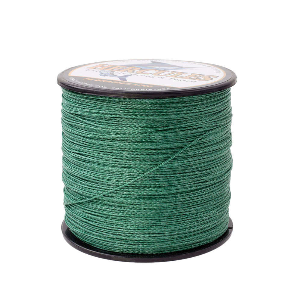 300M 328Yds Green 6lb-100lb HERCULES PE Braid Fishing Line 4 Strands HERCULES