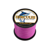500M 547Yds Pink 10lb-300lb HERCULES PE Braided Fishing Line 8 Strands HERCULES