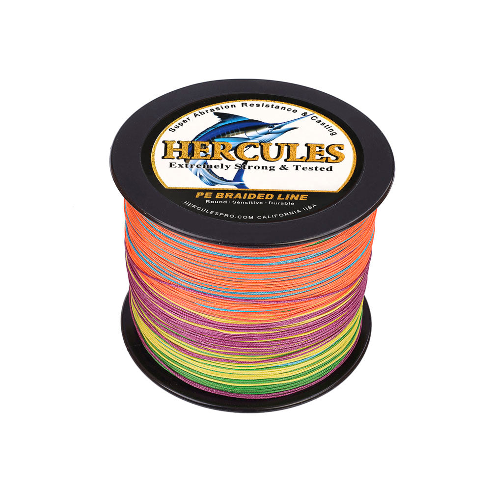 500M 547Yds Multicolor 10lb-300lb HERCULES PE Braided Fishing Line 8 S –  Hercules Fishing Tackle