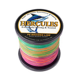 500M 547Yds Multicolor 6lb-100lb HERCULES PE Braid Fishing Line 4 Strands HERCULES