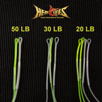 HERCULES Fly Fishing Leader Connector for Fly line Pack of 9 HERCULES