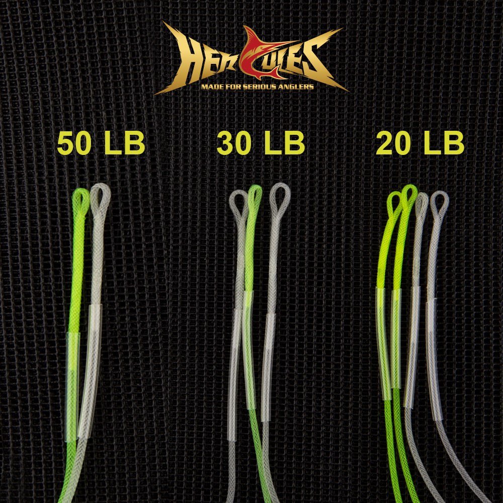 HERCULES Fly Fishing Leader Connector for Fly line Pack of 9 HERCULES
