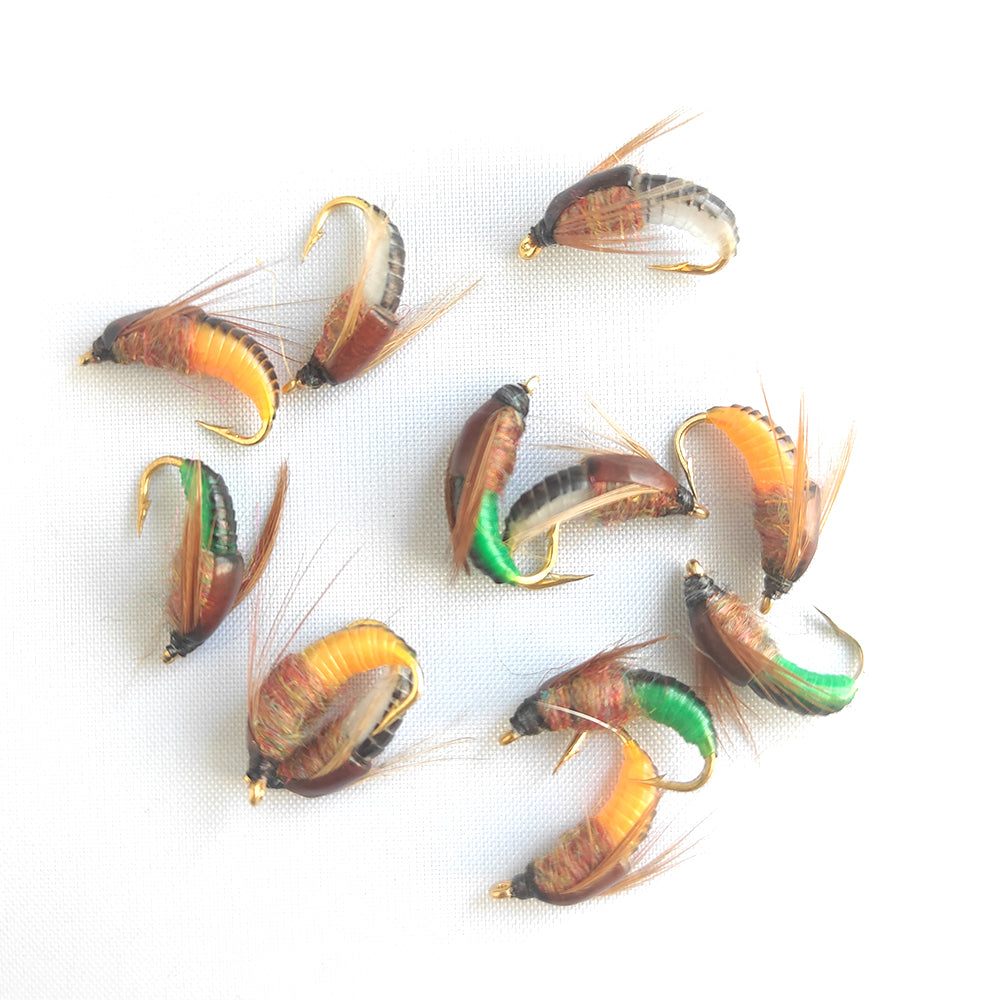HERCULES Sturdy Realistic Nymph Scud Flies, Fly Fishing Lures, Wet Flies HERCULES SALE