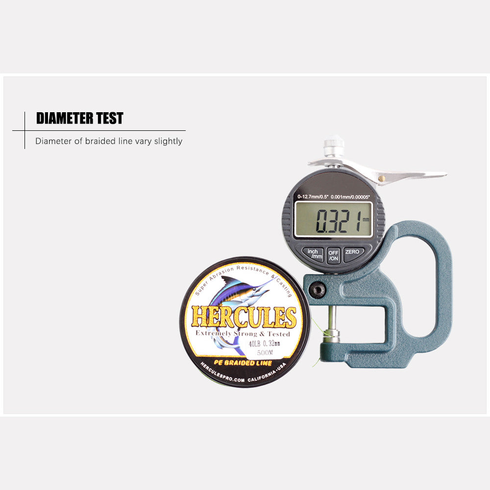 2000M 2187Yds Yellow 10lb-200lb HERCULES PE Braided Fishing Line 8 Strands HERCULES