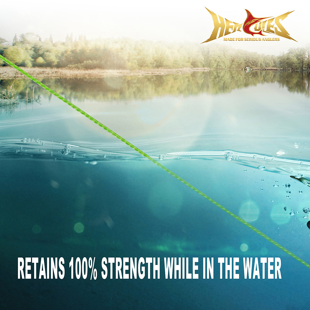 HERCULES Braided Fly Fishing Line Backing with Long-lasting Color HERCULES