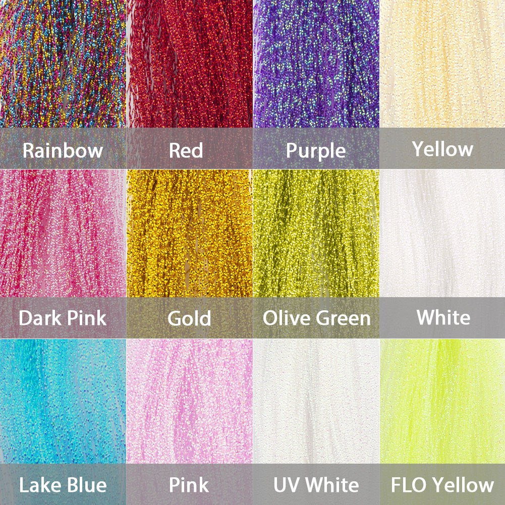 HERCULES Crystal Flash Fly Fishing Line Fly Tying Material HERCULES SALE