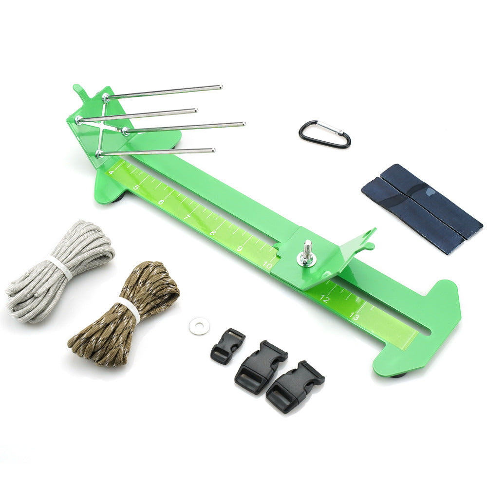 Monkey Fist Jig Kit Paracord Tool Bracelet Maker Adjustable Metal Weaving  Craft
