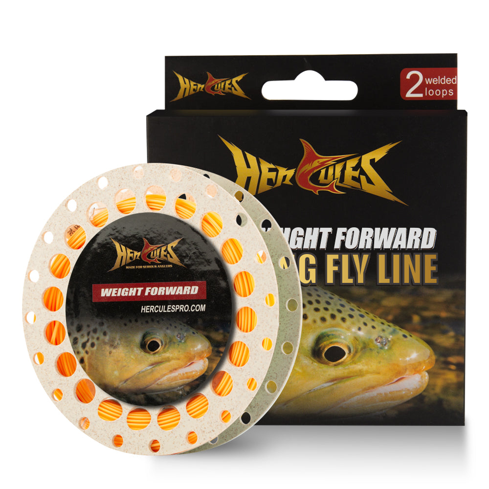HERCULES Fly Fishing Line Floating WF Fly Line with Double Welded Loop HERCULES SALE
