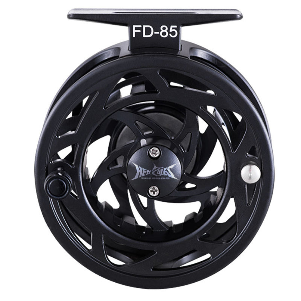 HERCULES Fly Fishing Reel with Push Button Release, Aluminum Alloy HERCULES