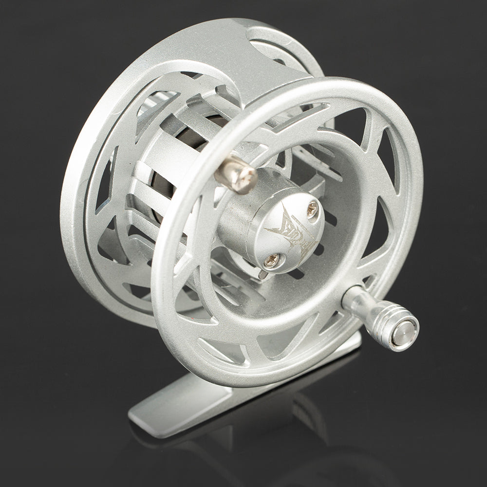 HERCULES Fly Fishing Reel with Push Button Release, Aluminum Alloy