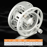 HERCULES Fly Fishing Reel with Push Button Release, Aluminum Alloy HERCULES