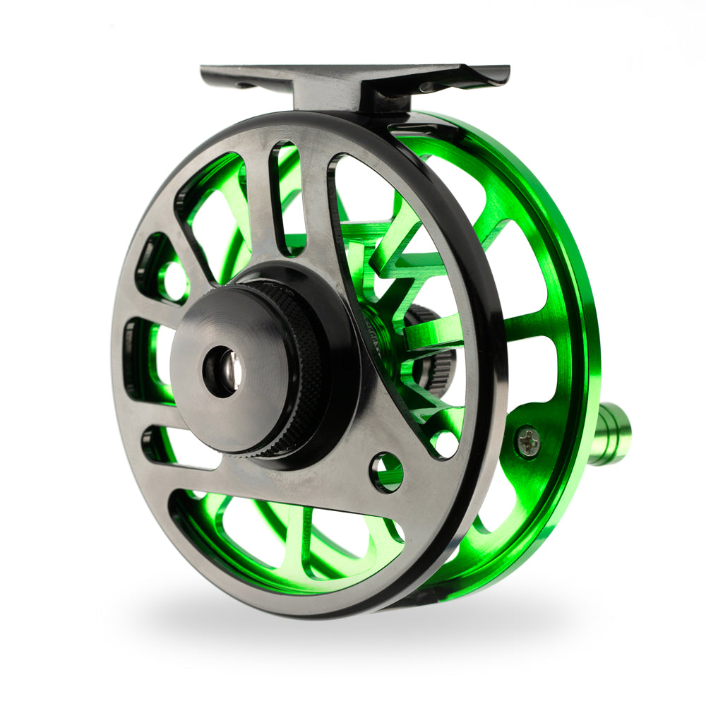 Trolling Reel, Boat Fishing, CNC Machined Aluminum Fly Fishing Reels, 3.6:1  High Speed, 5+1 Shielded BB, CNC-Machined Ice Reel (Size : Left Hand)
