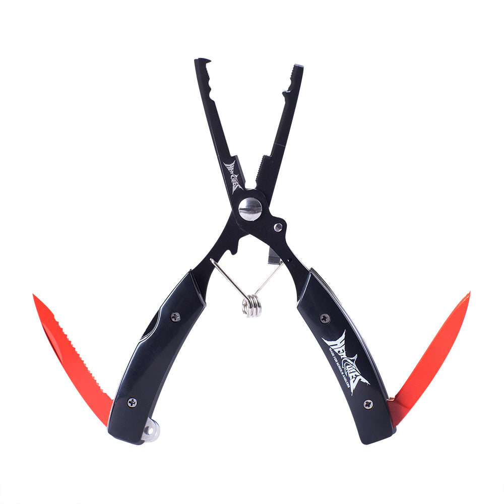 HERCULES Fishing Pliers with Sheath and Lanyard Hook Remover and Cutter With Folding Multitool(6.5") HERCULES SALE