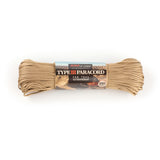 HERCULES 550 Paracord Survival Rope Desert Tan Type III Parachute Cord for Camping HERCULES