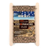 HERCULES 550 Paracord Survival Rope Mixed Camo Type III Parachute Cord for Camping HERCULES