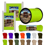 HERCULES 550 Paracord Survival Rope Neon Green Type III Parachute Cord for Camping HERCULES