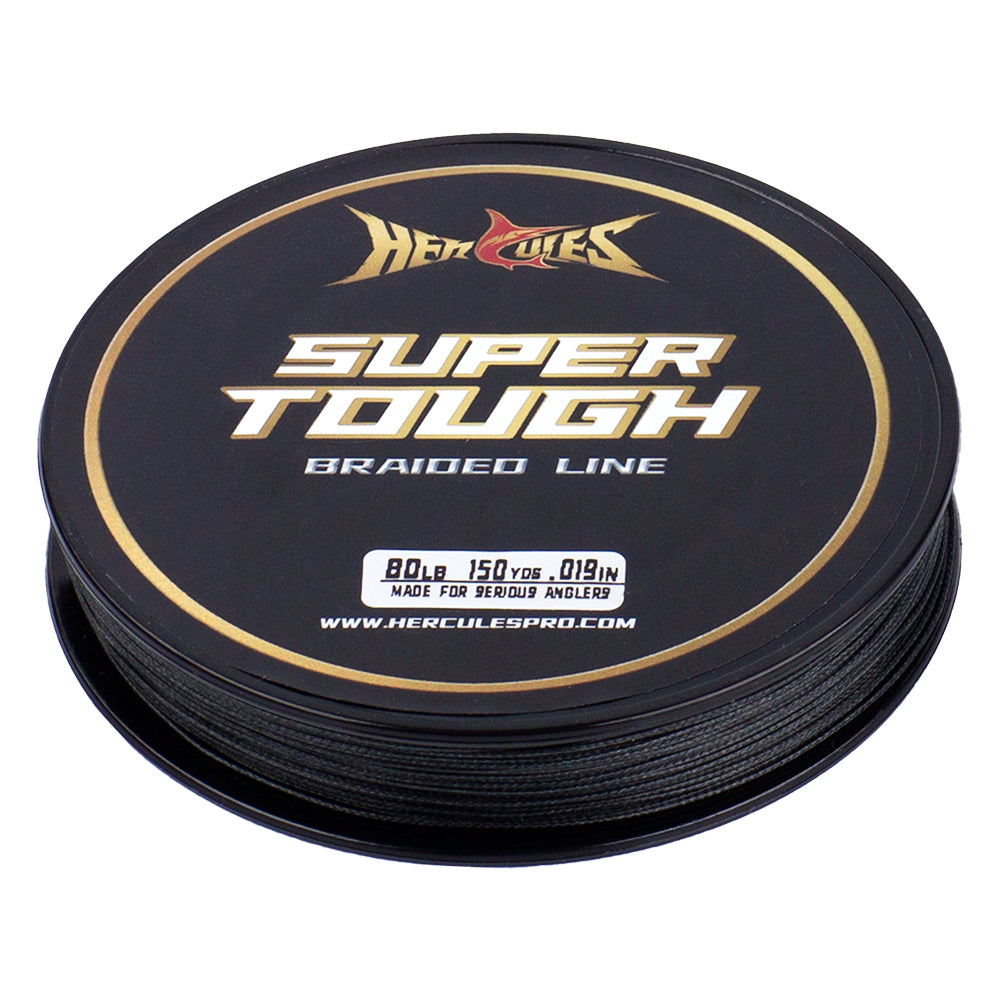 HERCULES Super Tough Braided Fishing Line 4 pounds Test Hi-Vis Yellow 4LB  (300 Yards) - 4 Strands : : Sports & Outdoors