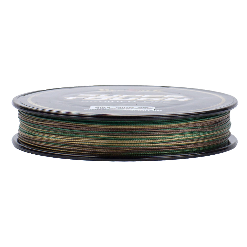 HERCULES SUPER TOUGH Camo Green Braided Fishing Line HERCULES
