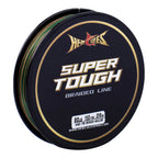 HERCULES SUPER TOUGH Camo Green Braided Fishing Line HERCULES