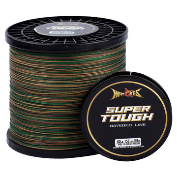 HERCULES SUPER TOUGH Camo Green Braided Fishing Line