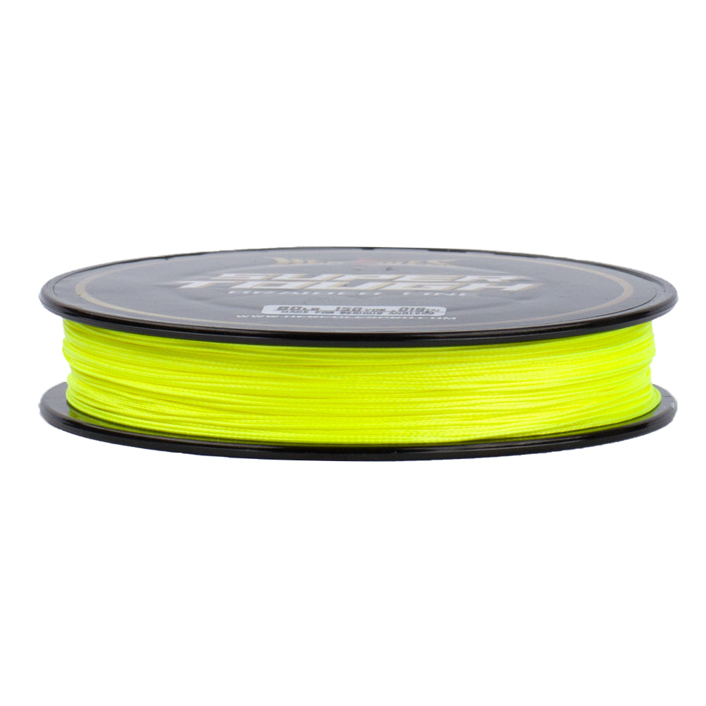 HERCULES SUPER TOUGH  Fluo Yellow Braided Fishing Line HERCULES