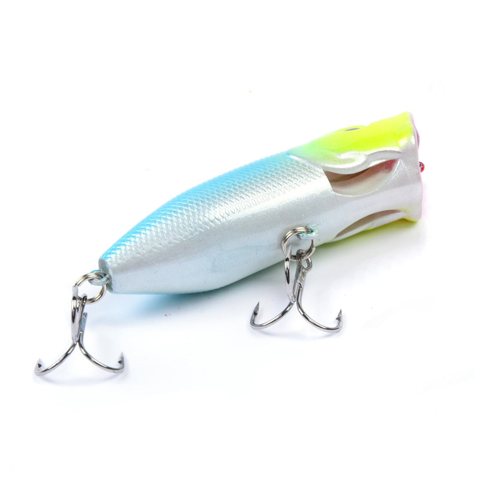 HERCULES Popper Fishing Lure 3D Eyes Wobbler Artificial Hard Bait 6PCS HERCULES SALE