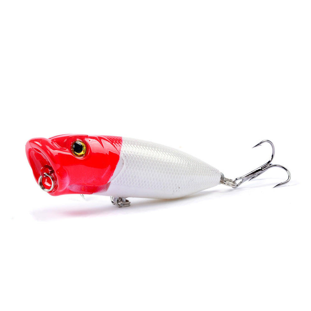 HERCULES Popper Fishing Lure 3D Eyes Wobbler Artificial Hard Bait 6PCS HERCULES SALE