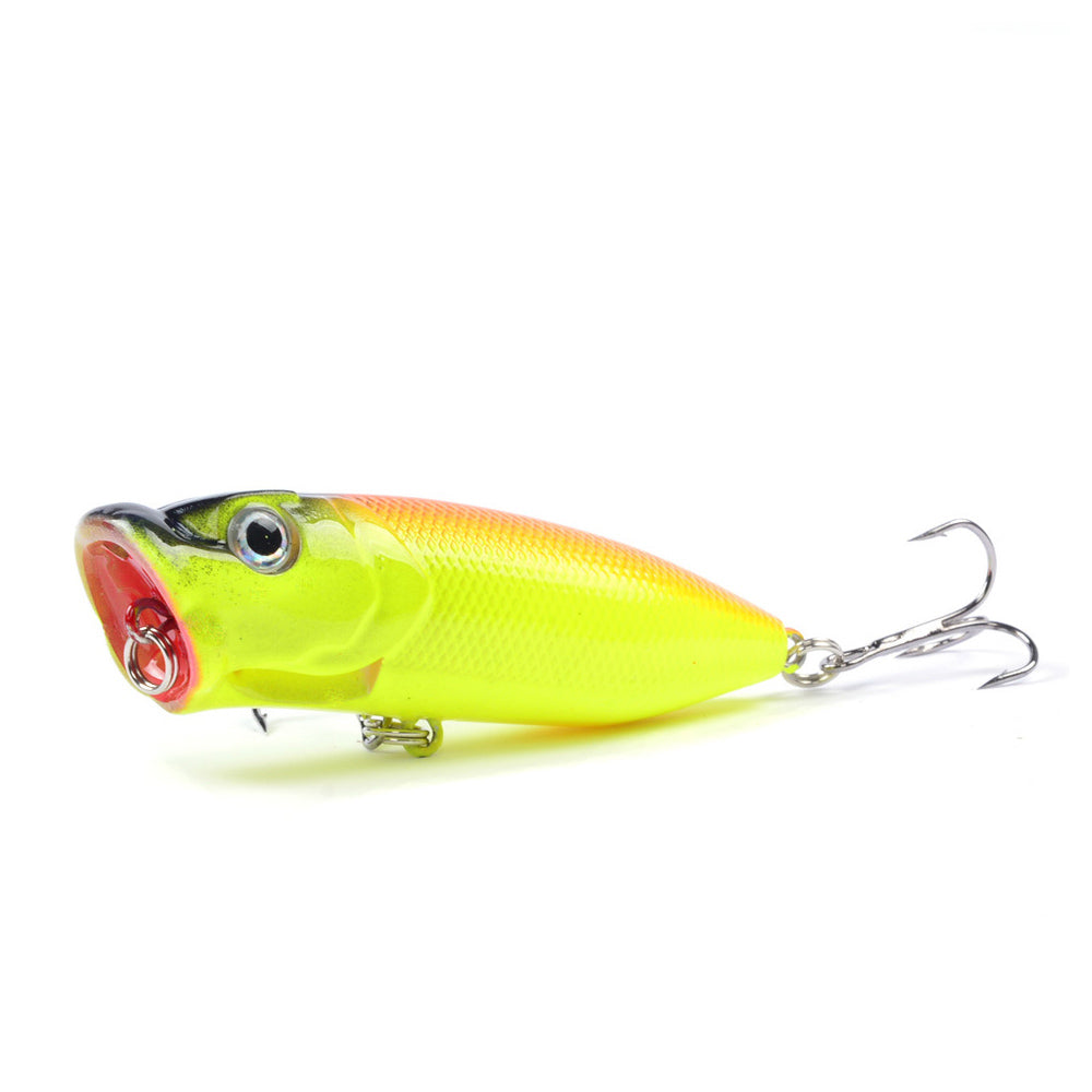 HERCULES Popper Fishing Lure 3D Eyes Wobbler Artificial Hard Bait 6PCS HERCULES SALE