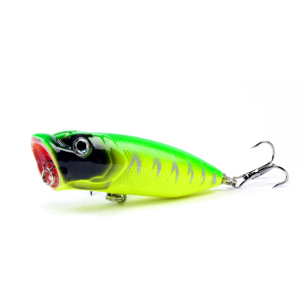 HERCULES Popper Fishing Lure 3D Eyes Wobbler Artificial Hard Bait 6PCS HERCULES SALE