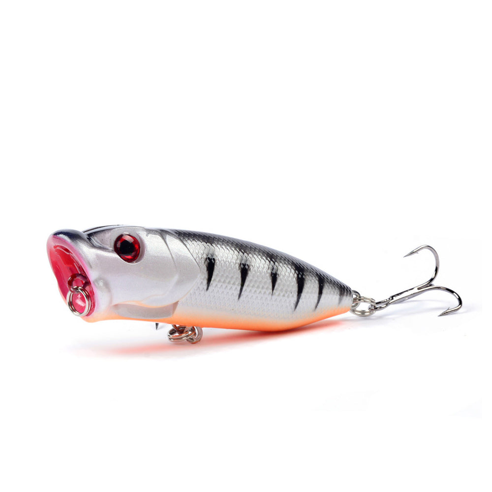 HERCULES Popper Fishing Lure 3D Eyes Wobbler Artificial Hard Bait 6PCS HERCULES SALE