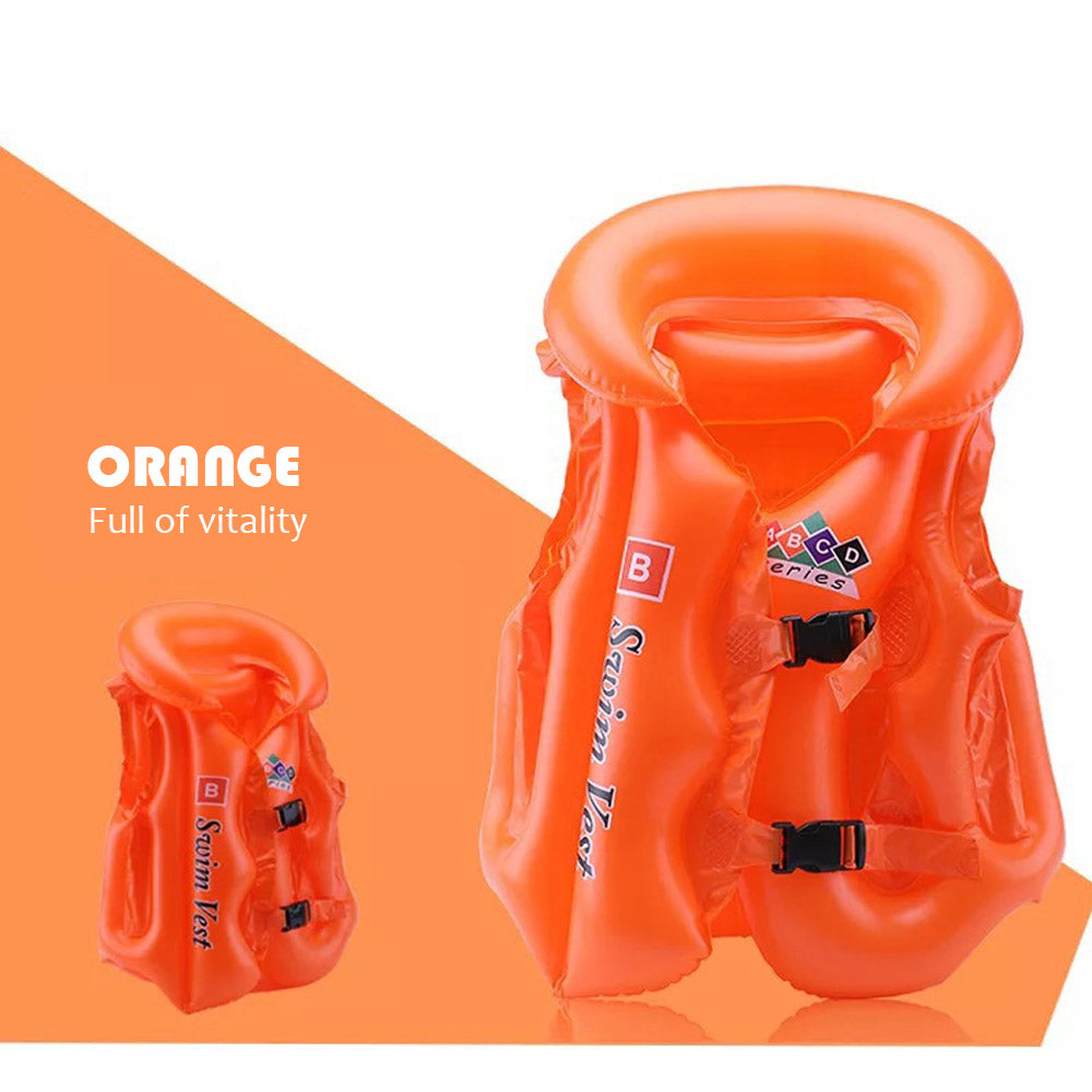 HERCULES Kids Air Inflation Life Vest Water Sports Safety Boys Girls Swimming Diving 3 colors HERCULES