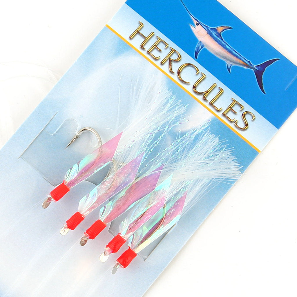 HERCULES SABIKI Lures Bait Feathers Rig Pollack Cod Freshwater Saltwater Fishing Hooks HERCULES SALE