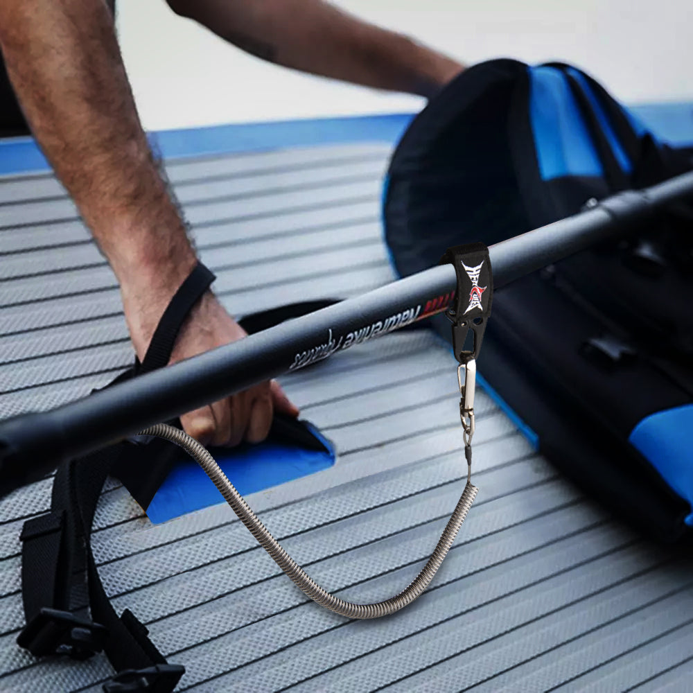 Luzkey Fishing Lanyards Fishing Rope Tether For Rod Pole Kayak Gray As Described