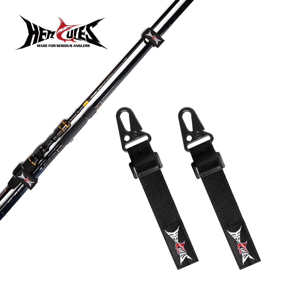 HERCULES Fishing Lanyard with Fishing Rod Tie Belts, Fishing Pole Straps(Pack of 2) HERCULES