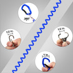 HERCULES M3LPS Heavy Duty Fishing Lanyard Pack of 2(17.7”Plus+ 5.9”) 4 Colors HERCULES SALE