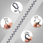 HERCULES M3LPS Heavy Duty Fishing Lanyard Pack of 2(17.7”Plus+ 5.9”) 4 Colors HERCULES SALE