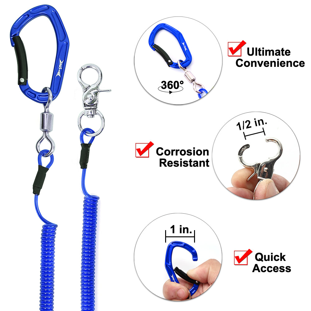 HERCULES M3S Heavy Duty Fishing Lanyard Pack of 2(5.9”×2) 4Colors HERCULES SALE