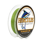 100M 109Yds Army Green 6lb-100lb HERCULES PE Braided Fishing Line 4 Strands HERCULES