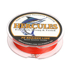 100M 109Yds Red 10lb-300lb HERCULES PE braid Fishing Line 8 Strands HERCULES