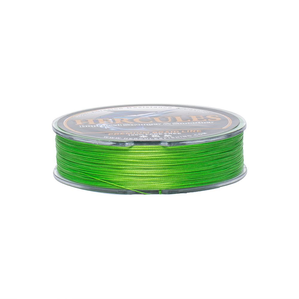 HERCULES No Fade Fishing Line Fluorescent Green 8 Strands PE Braided Fishing Line10LB-120LB HERCULES