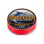 HERCULES No Fade Fishing Line Red 4 Strands 6LB-100LB PE Braided Fishing Line HERCULES