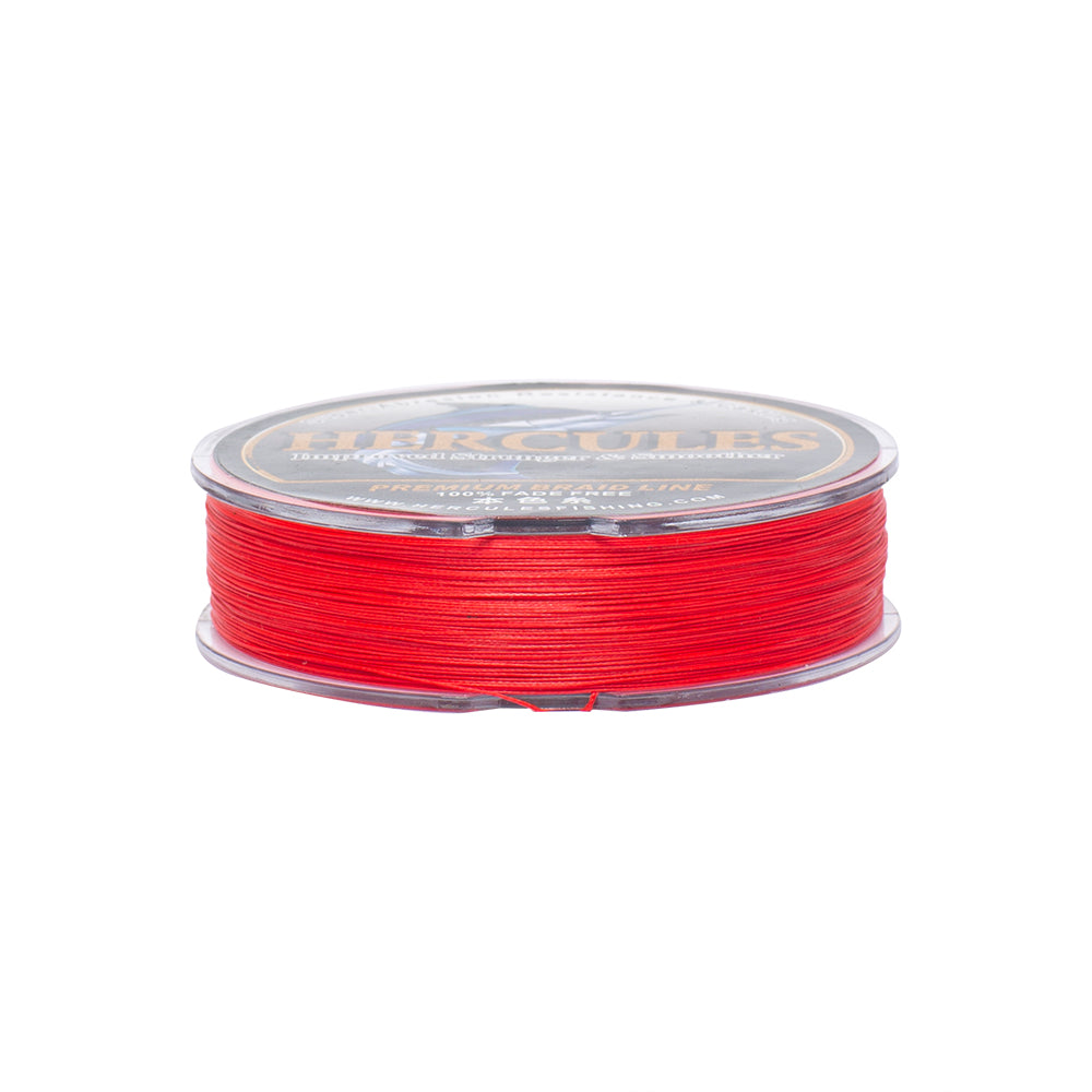 HERCULES No Fade Fishing Line Red 8 Strands PE Braided Fishing Line10LB-120LB HERCULES