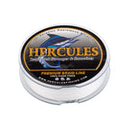 HERCULES No Fade Fishing Line White 4 Strands 6LB-100LB PE Braided Fishing Line HERCULES
