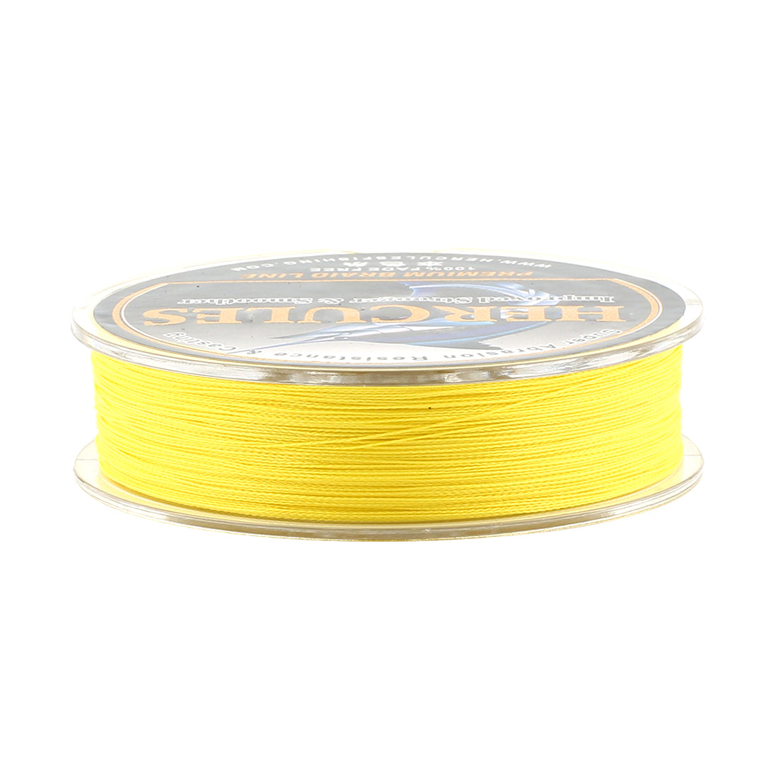 HERCULES No Fade Fishing Line Yellow 4 Strands 6LB-100LB Super Strong PE Braided Fishing Line HERCULES