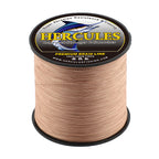 HERCULES No Fade Fishing Line Brown 4 Strands 6LB-100LB Super Strong PE Braided Fishing Line HERCULES
