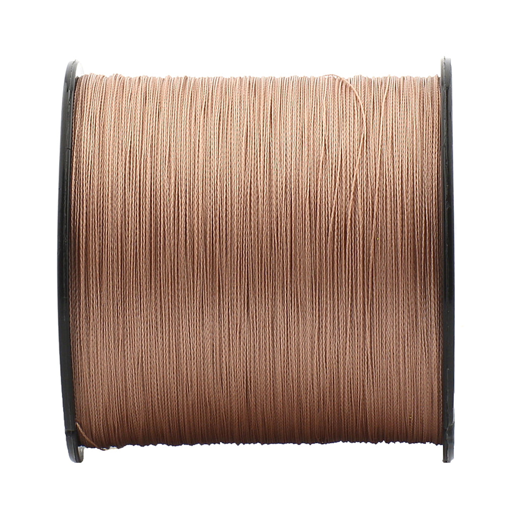 HERCULES No Fade Fishing Line Brown 4 Strands 6LB-100LB Super Strong PE Braided Fishing Line HERCULES