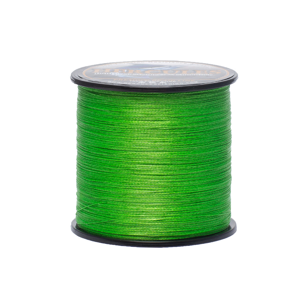 HERCULES No Fade Fishing Line Fluorescent Green 4 Strands 6LB-100LB PE Braided Fishing Line HERCULES