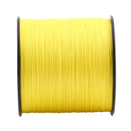HERCULES No Fade Fishing Line Yellow 4 Strands 6LB-100LB Super Strong PE Braided Fishing Line HERCULES