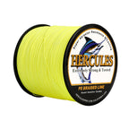 300M 328Yds Fluorescent Yellow 6lb-100lb HERCULES PE Braid Fishing Line 4 Strands HERCULES